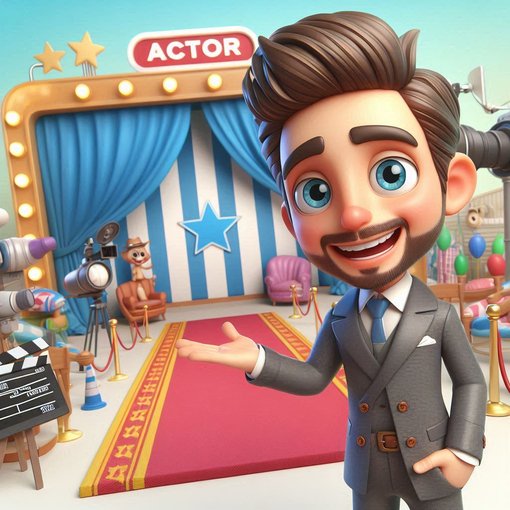 Actor Jokes for Social Media Sharing