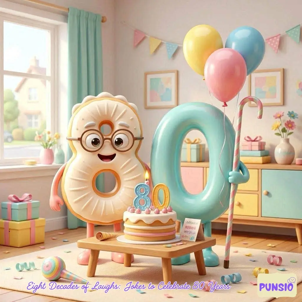 167+ Giggle Fest with 80th Birthday Jokes and Puns for a Hilarious Bash