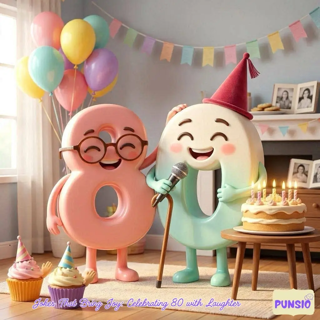 167+ Giggle Fest with 80th Birthday Jokes and Puns for a Hilarious Bash