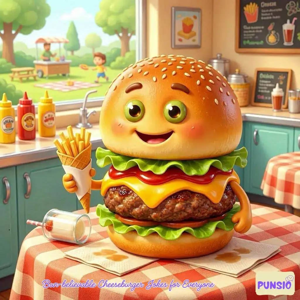 Bun-believable Laughs: 153+ Cheeseburger Jokes & Puns to Relish!