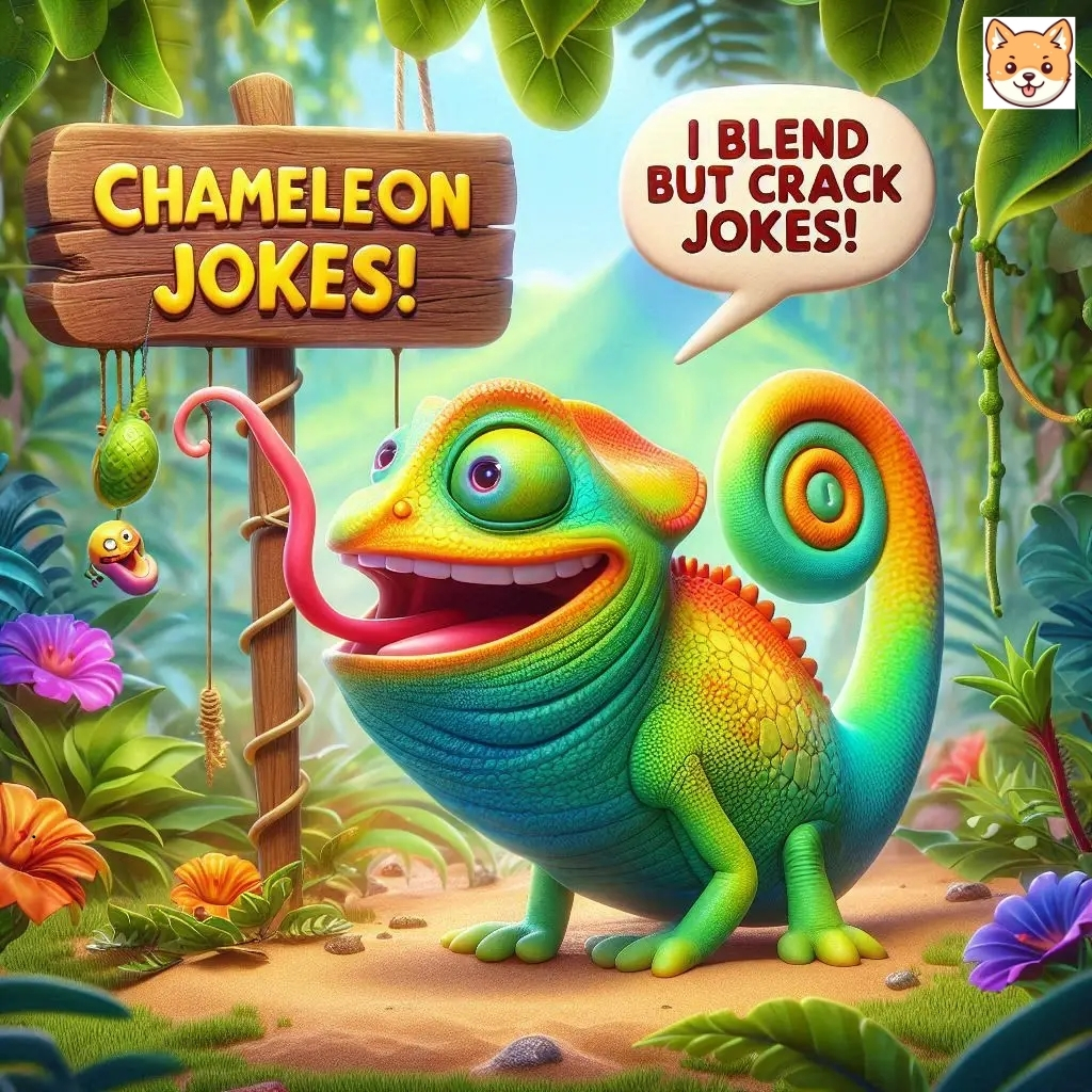 200+ Hilarious Chameleon Jokes That Color Your Day with Laughter 6 Chameleon Jokes