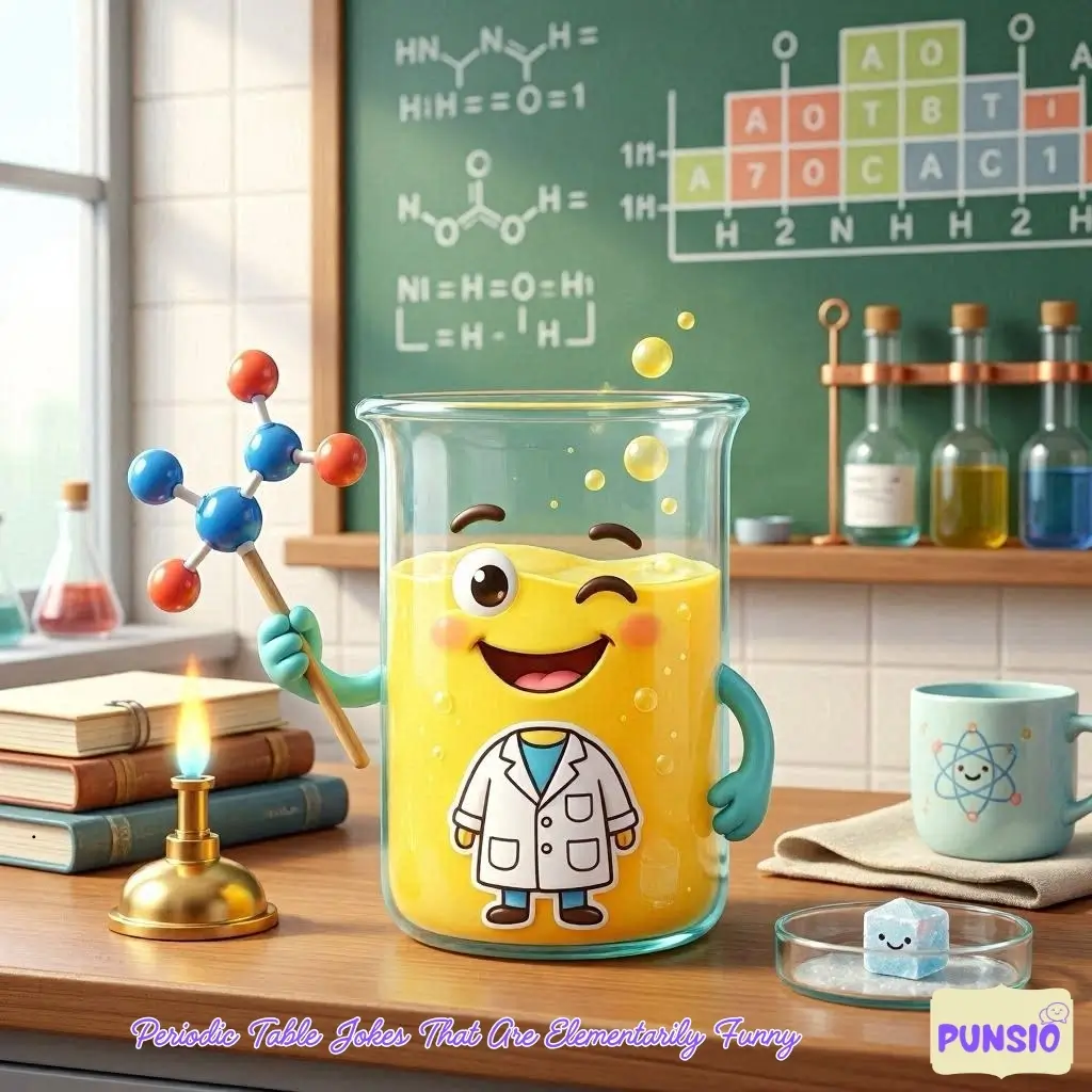 Mole-cules of Laughter: 137+ Chemical Jokes And Puns to Bond Over