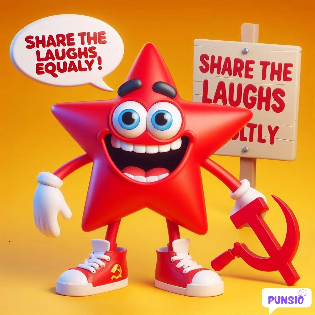 Red Flags and Laughs: 137+ Communism Jokes And Puns to Share the Wealth