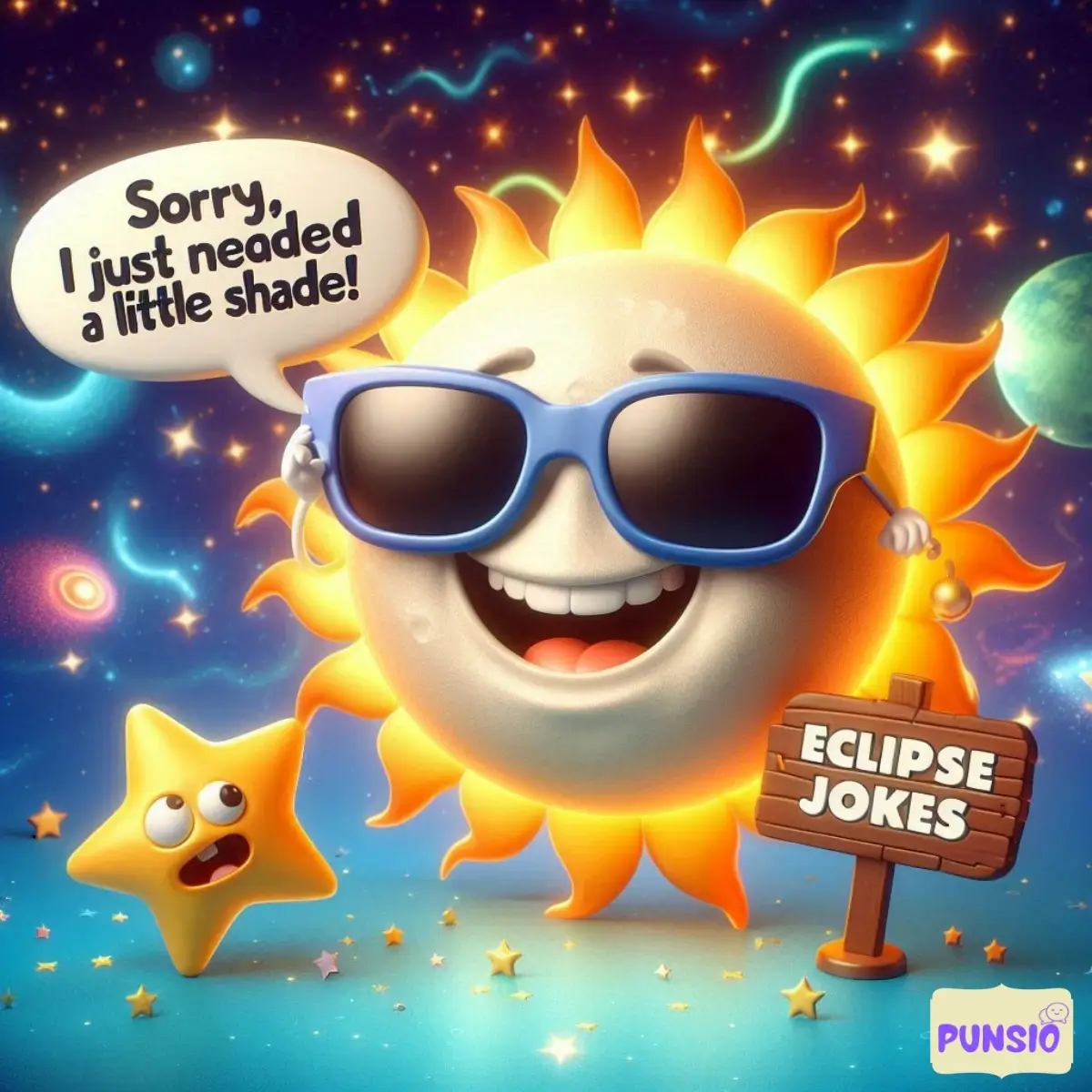 187+ Cosmic Giggles with Eclipse Jokes and Puns that are Out of This World
