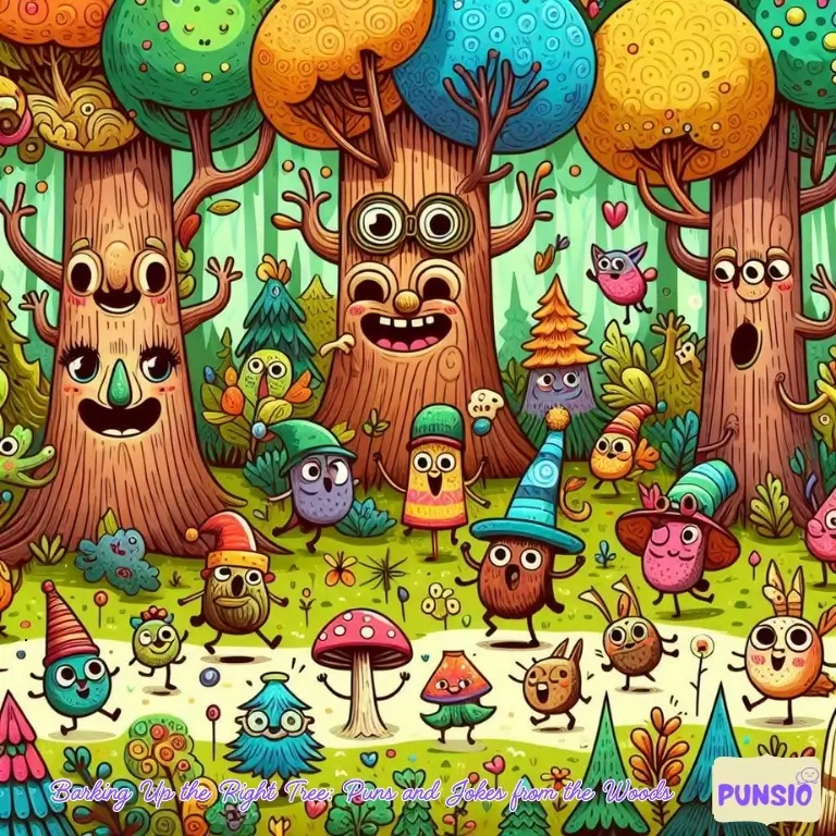 Barking Up the Right Tree Puns and Jokes from the Woods