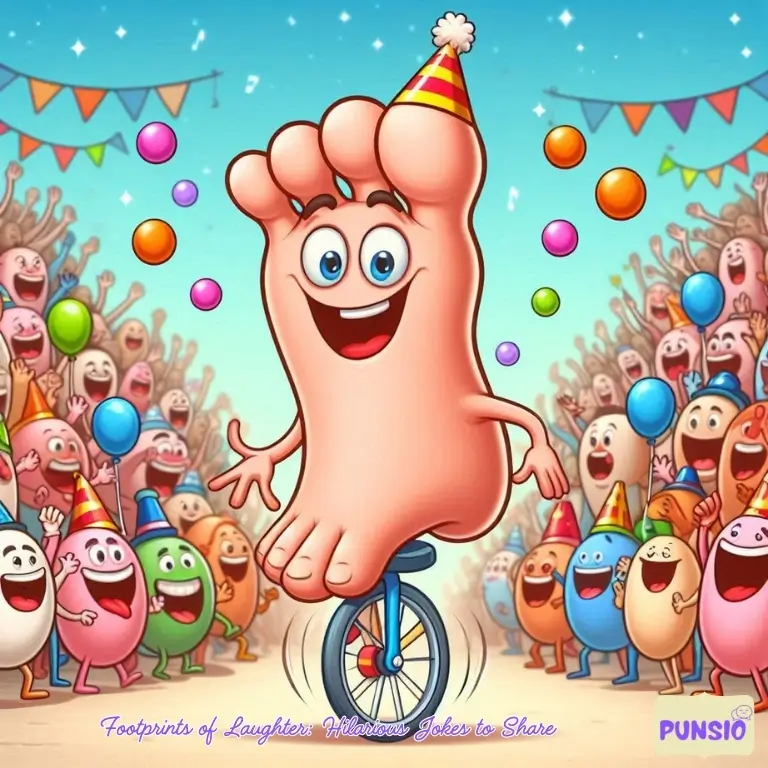 Footprints of Laughter Hilarious Jokes to Share