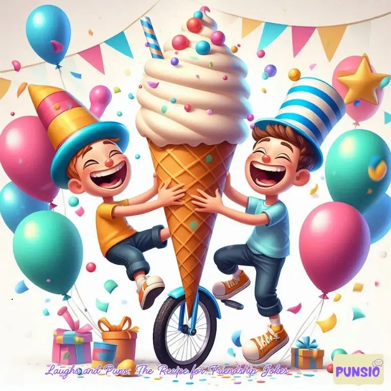 Laughs and Puns The Recipe for Friendship Jokes
