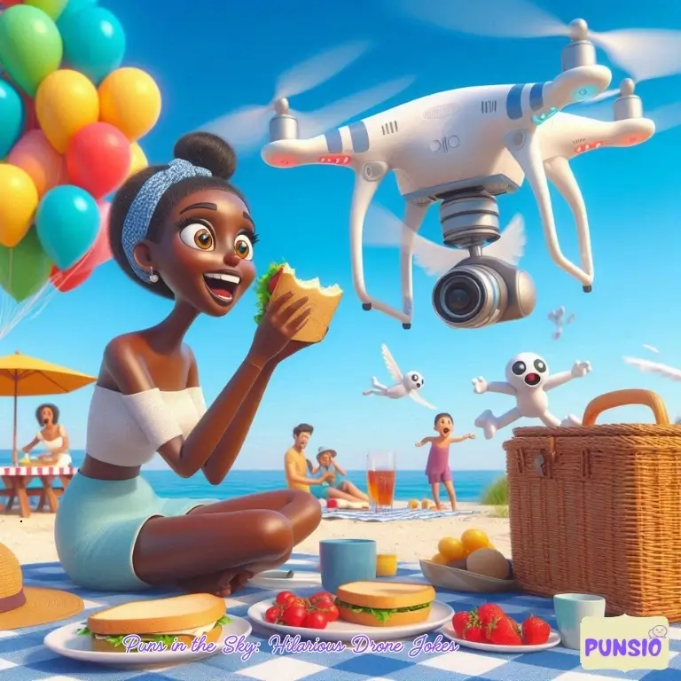 Puns in the Sky Hilarious Drone Jokes