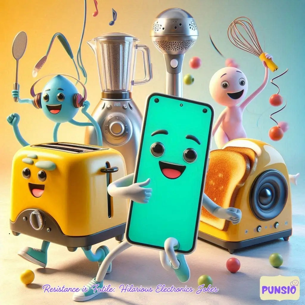 Resistance is Futile Hilarious Electronics Jokes