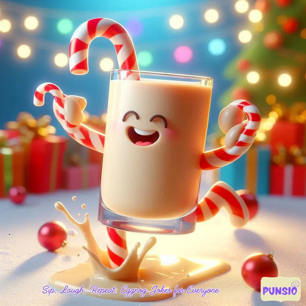 Sip Laugh Repeat Eggnog Jokes for Everyone